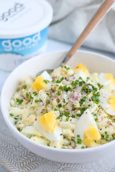 Image for the Cottage Cheese Egg Salad (No Mayo) recipe