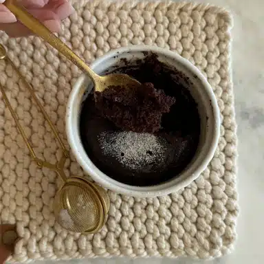 Image for the High Protein Chocolate Lava Cake recipe